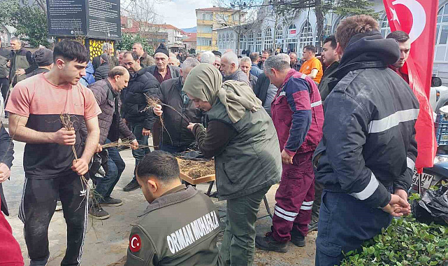 Dağıtılan 2 bin meyve fidesi toprakta hayat bulacak