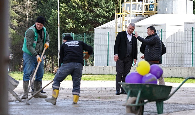Serdivan’da Sahada Yoğun Mesai